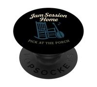 Camiseta Bluegrass Jam Banjo Picker para músicos folclóricos, Banda de Cuerdas PopSockets PopGrip Adhesivo