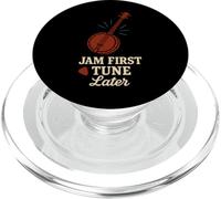 Camiseta Bluegrass Jam Banjo Picker para músicos folclóricos, Banda de Cuerdas PopSockets PopGrip para MagSafe