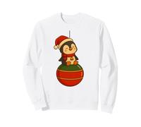 Camiseta Bola de Navidad Diseño Lindo Personajes Pingüino Sudadera