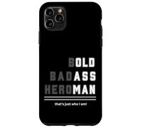 Camiseta Bold Badass Heroman That's Just Who Old Guy Carcasa para iPhone 11 Pro MAX