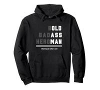 Camiseta Bold Badass Heroman That's Just Who Old Guy Sudadera con Capucha
