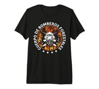 Camiseta Bombero Forestal Hombre Regalo Fuego Bosque Camiseta Premium