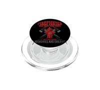 Camiseta Bombero Heroico Design PopSockets PopGrip para MagSafe