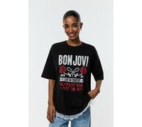 Camiseta Bon Jovi ©Universal blonda GRIS ANTRACITA S