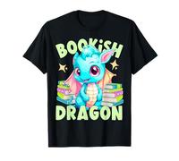 Camiseta Bookish Dragon Humor Camiseta