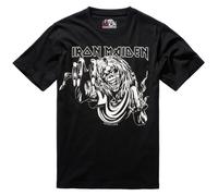 Camiseta Brandit Iron Maiden (Brilla En La Oscuridad) Algodón Jersey Eddie