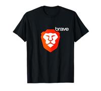 Camiseta Brave Browser con logotipo de león Red de seguridad rápida Camiseta