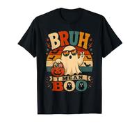 Camiseta Bruh I Mean Boo Trick or Treat Ghost Boy Girl Camiseta