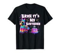 Camiseta Bruh It's My Birthday Piñata Donkey Gamer Cinco de Mayo Camiseta