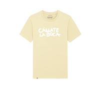 Camiseta Callate La Boca Amarillo Pálido (as4, Alpha, m, Regular, Regular, M)