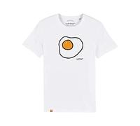 Camiseta Callate La Boca Huevo Frito Blanca (S)