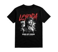 Camiseta Camarón de Isla Leyenda (FR/ES, Letras, M, Regular, Regular, Negra)