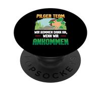 Camiseta Camino de Santiago Peregrinación Senderismo PopSockets PopGrip Adhesivo