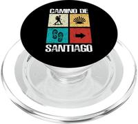 Camiseta Camino de Santiago Peregrinación Senderismo PopSockets PopGrip para MagSafe