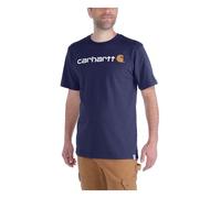 Camiseta carhartt con logotipo central s/s azul marino Carhartt