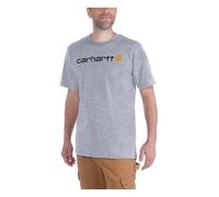 Camiseta carhartt con logotipo central s/s gris Carhartt
