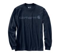 Camiseta Carhartt Deaborn De Manga Larga Logo Azul Marino Talla S