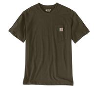 Camiseta Carhartt Dearborn con bolsillo verde oliva