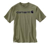 Camiseta Carhartt Dearborn Logo Color Verde Oliva Polvoroso Talla 2XL