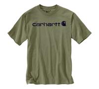 Camiseta Carhartt Dearborn Logotipo Polvoriento Oliva