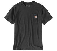 Camiseta Carhartt K87 Bolsillo Gris Antracita