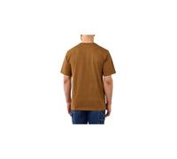 Camiseta carhartt k87 pocket s/s t-shirt hombre oiled walnut heat XL