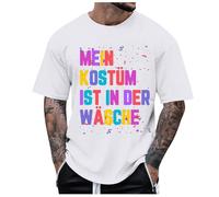Camiseta Carnaval Hombre, Camiseta Divertida De con Estampado HumoríStico Mein KostüM ist In Der WäSche para Hombres