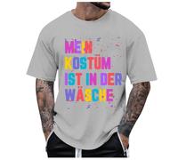 Camiseta Carnaval Hombre, Camiseta Divertida De con Estampado HumoríStico Mein KostüM ist In Der WäSche para Hombres