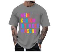 Camiseta Carnaval Hombre, Camiseta Divertida De con Estampado HumoríStico Mein KostüM ist In Der WäSche para Hombres