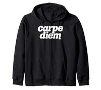 Camiseta Carpe Diem Retro con gráficos Sudadera con Capucha