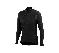 Castelli 4514531-010 Flanders Warm LS Sweatshirt, Hombre, Negro, Tamaño XL