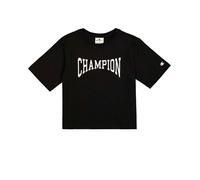 Champion Legacy Graphic Shop G (405025) -Crewneck Camiseta, Negro (KK001), 7-8 años para Niñas