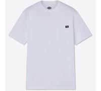 Dickies Camiseta Holgada con Bolsillo y Manga Corta Hombre, Blanco, S