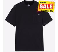 Camiseta Casual De Manga Corta Para Hombre Dickies De Algodón Negra