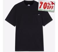 Camiseta Casual De Manga Corta Para Hombre Dickies De Algodón Negra