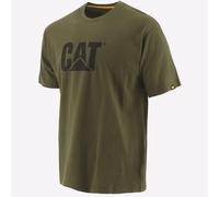 Camiseta Casual De Moda Para Hombre Caterpillar Con Logo Verde