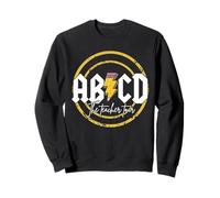 Camiseta Casual de Regreso a Clases, Divertida Gira para Profesores ABCD Sudadera