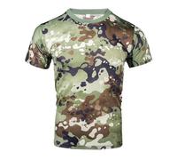 Camiseta casual para hombre, secado rápido, estampado de camuflaje, manga corta, ligera, transpirable, cuello redondo, elástica, ajuste regular, camisetas de verano para la vida cotidiana, camiseta de