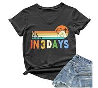Camiseta casual para mujer con texto en inglés "A Lot Can Happen in 3 Days" para mujer, camiseta de manga corta con diseño de Jesús, ajuste holgado, camiseta de manga corta, diseño de conejo de Pascua