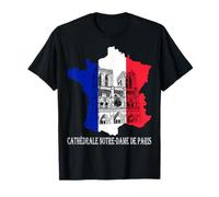 Camiseta Catedral de Notre-Dame Paris Camiseta