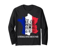 Camiseta Catedral de Notre-Dame Paris Manga Larga