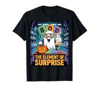 Camiseta Chemistry Boo Ghost Element of Surprise para Profesor de Ciencias Camiseta
