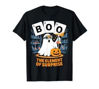Camiseta Chemistry Boo Ghost Element of Surprise para Profesor de Ciencias Camiseta