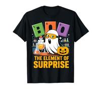 Camiseta Chemistry Boo Ghost Element of Surprise para Profesor de Ciencias Camiseta