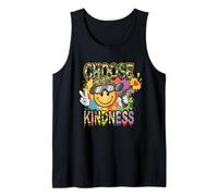 Camiseta Choose Kindness Retro Camo Camuflaje Niño Niños Camiseta sin Mangas