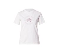 CONVERSE Camiseta 'Chuck' rosa / blanco Mujer CONVERSE XS rosa / blanco