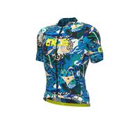 Camiseta Ciclismo ALE' PR-R KENYA Azul