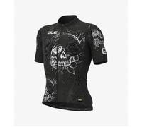 Camiseta Ciclismo ALE' PR-R SKULL Negra