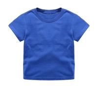 Camiseta clásica con Cuello para niños y niñas | Algodón orgánico Paquete múltiple de Manga Corta básico para niños pequeños y niños (A, 2-3 Years)