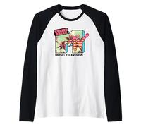 Camiseta clásica de Manga Larga con Logotipo de MTV Spring Break Camiseta Manga Raglan